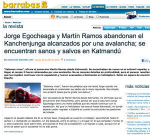 Barrabes.com 29 de Abril de 2012