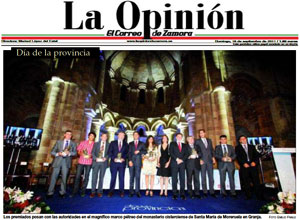 La Opinión de Zamora. 18 de Septiembre de 2011