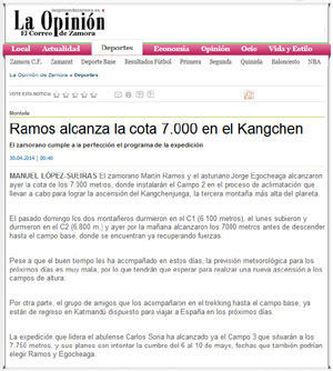 La Opinión de Zamora 30 de Abril de 2014