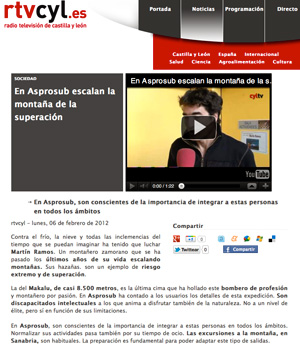 Radio Televisión de Castilla y León. 6 de Febrero de 2012
