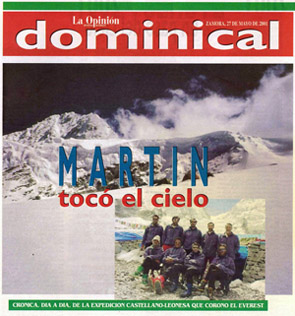 La Opinión de Zamora. 27 de Mayo de 2001