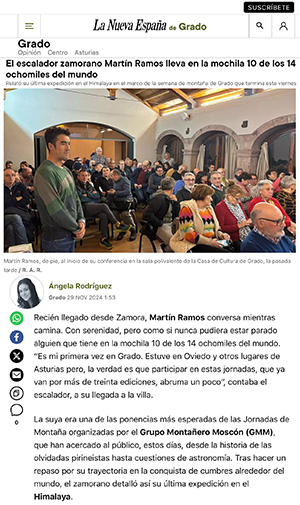 La Nueva Espa&ntilde;a de Grado 29 de Noviembre de 2024